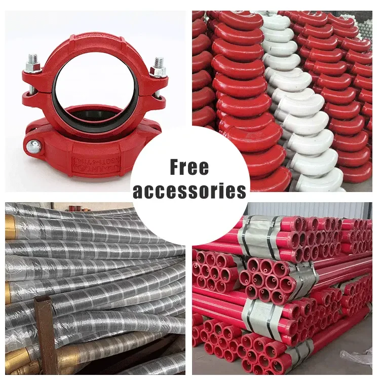 EPA CE Simple Structure Small Concrete Pumps/Concrete Pump Trailer/concrete pump spare parts