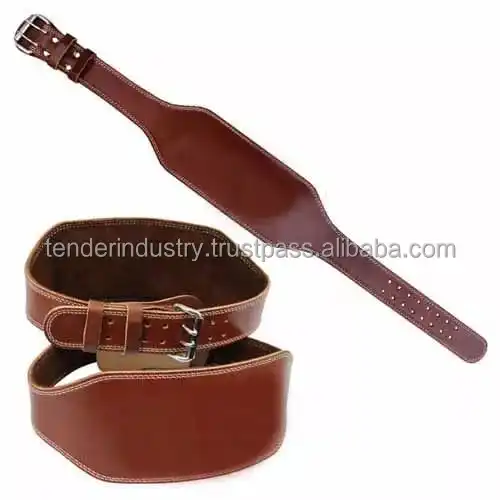 Tender Industry Power Lifting Belt Genuine Leather Power Heavy Duty Weight Lifting Bodybuilding Belt