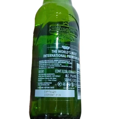 Heinekens Larger Beers 330ml X 24 Bottles / Heineken 500ml cans Beer