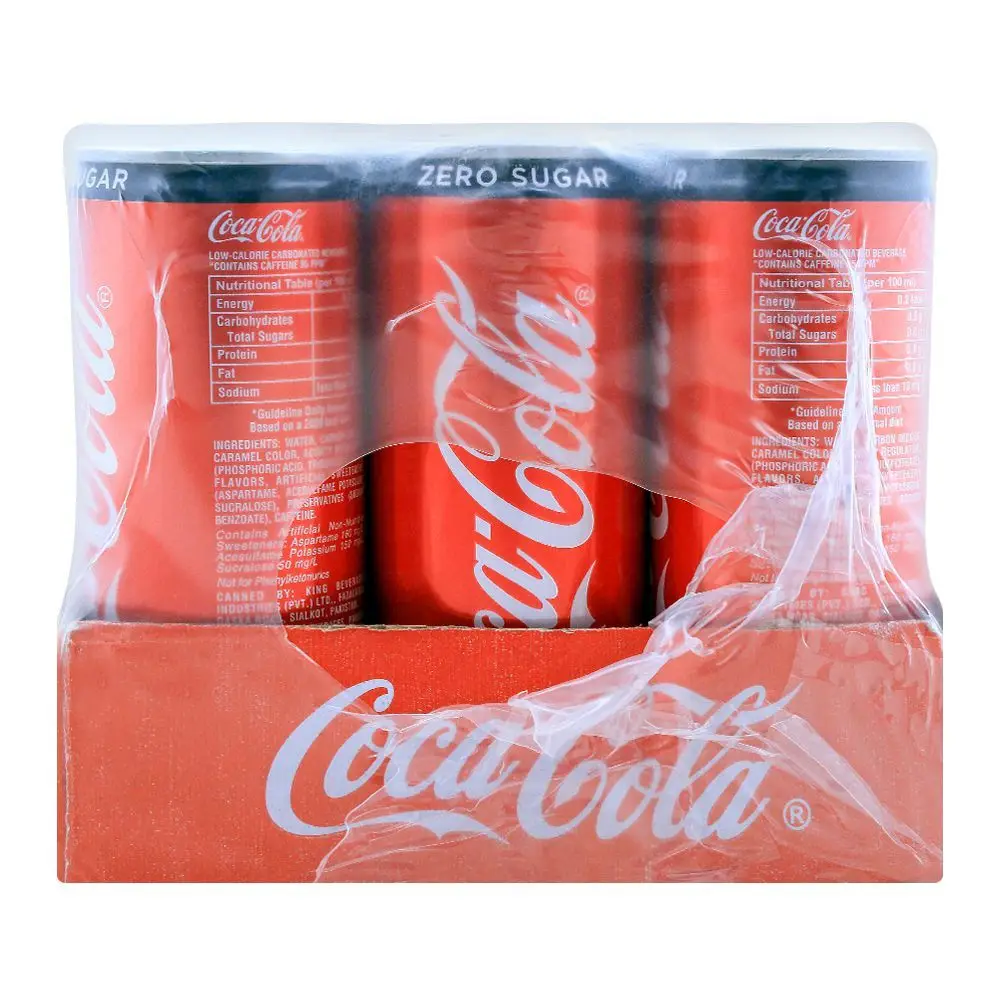 Cola Coca Zero безалкогольные напитки 320 мл гладкая банка