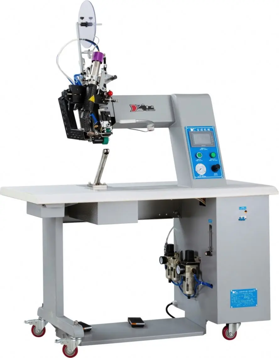 High Speed Medical Coveralls Tape Sealing Hot Air Non-woven Tape Welding Machine for PPE Clothing