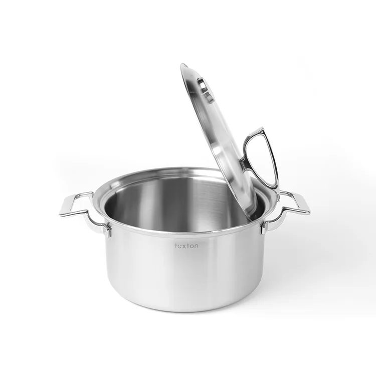 AxaLatest Design Stainless Steel Kitchen Utensils Pots And Pans Set Cooking Pot Set Non Stick Saucepan With SS Lid