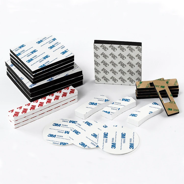 Factory Custom 3M Double Sided Adhesive Stickers For Indoor And Outdoor Use Waterproof Foam Tape Stickers