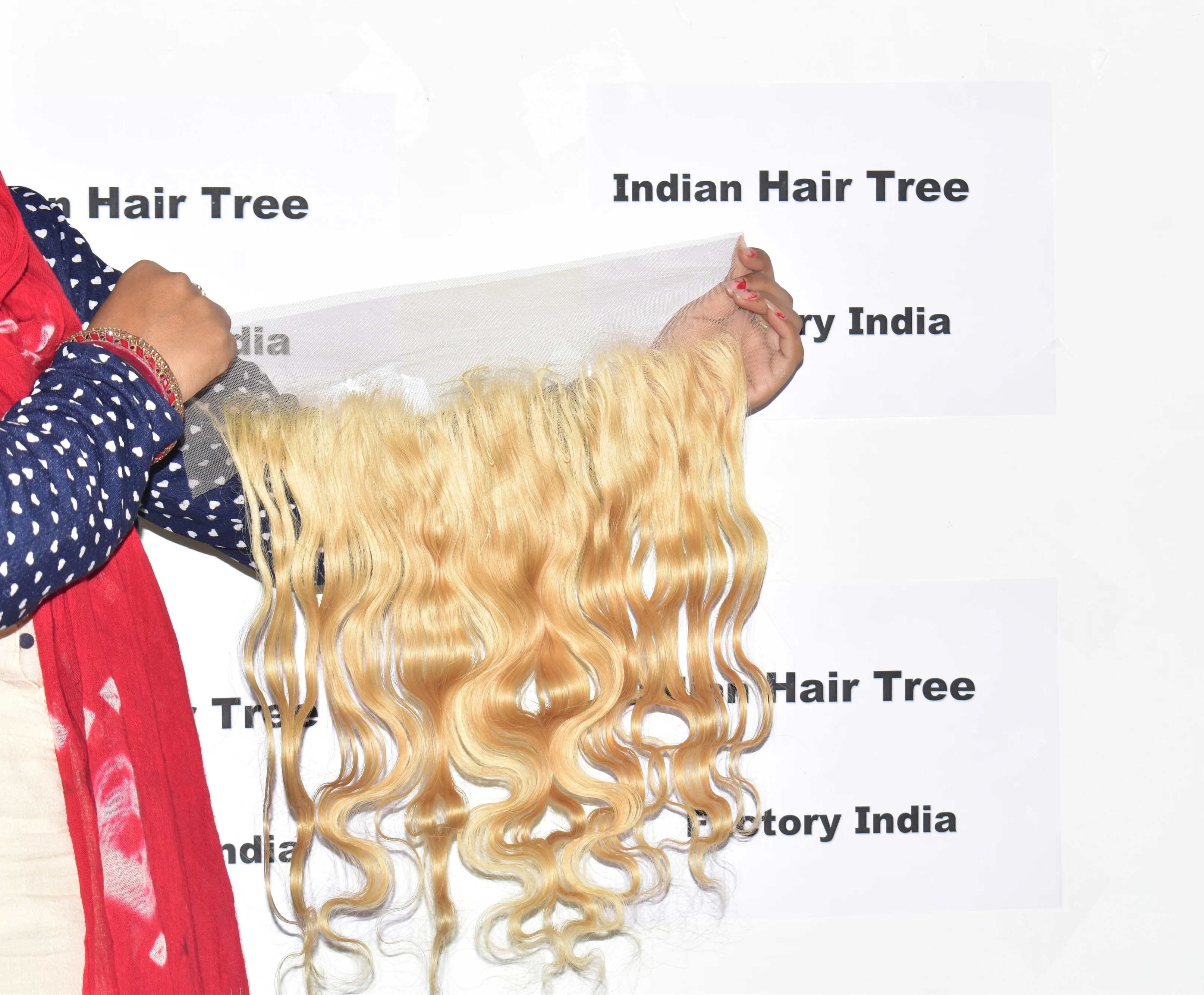 Raw virgin wholesale price cuticle aligned natural 613 Bodywave 13*4 Frontal Indian human hair wigs for black women