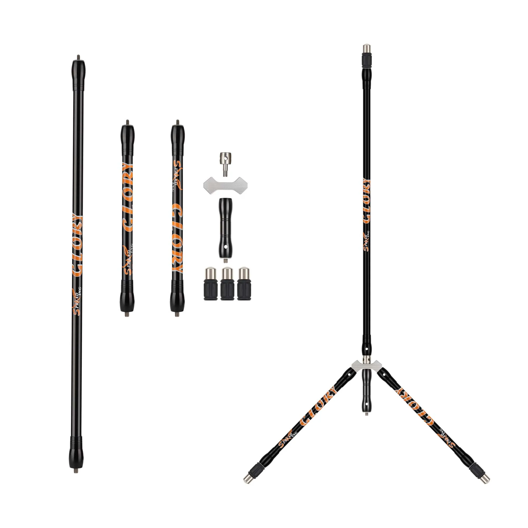 Archery Bow Stabilizer 6/8/10/12 Inch Custom Bar Rod Shooting Balance Carbon Fiber Compound Recurve Bow Stabilizer