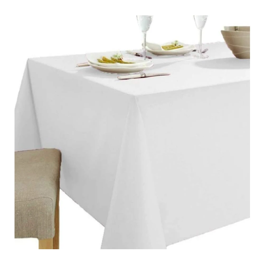 100% Cotton Premium White Table Cloth Manufacture In India Hot Selling Products Trendy Luxury Party Cheap Price High Quality
