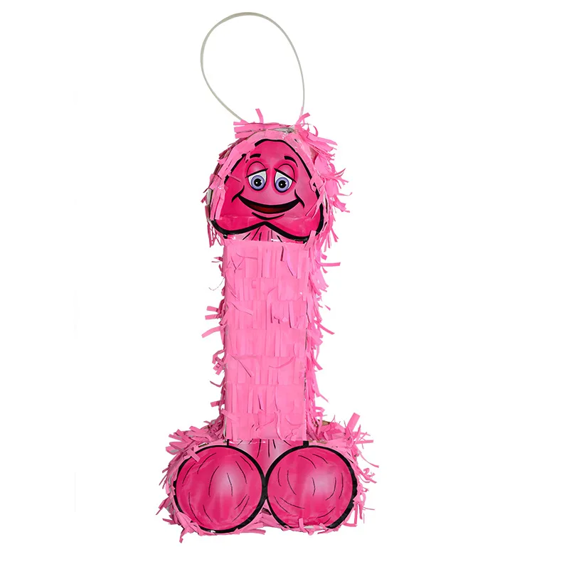 Мальчишник украшение для вечеринки Забавный пенис Pinata карнавальные инструменты Розовый Большой член новый домашний кулон подарок девичника товары