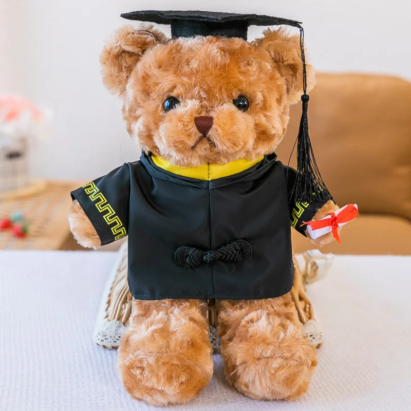 2023 Custom Graduation Gifts Wholesale Plush Toys Soft Doll Dr. Bear Plushie Toys