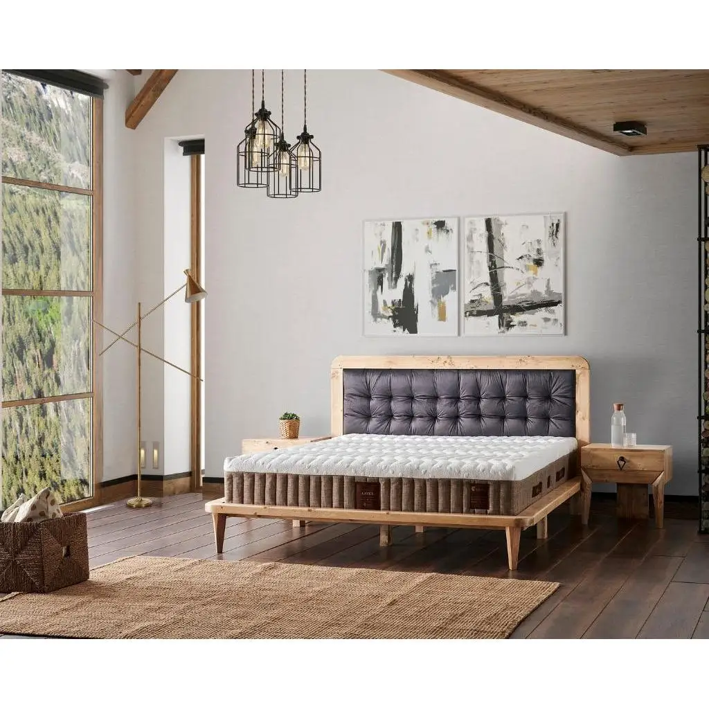 Latex 160x200 Double Bed Set PV267