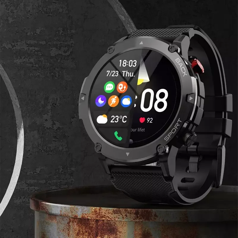 C21 Blue tooth call music player smart watch outdoor three-proof IP67 long battery life multi-sport smart watch