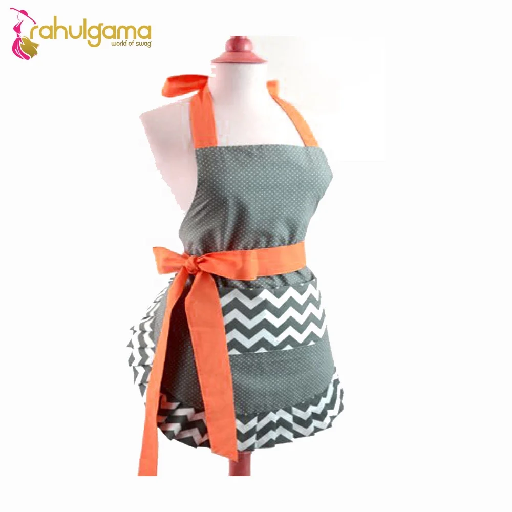 High Quality 100% Cotton Custom Printed Kitchen Aprons Waterproof Linen Waist Model for Kids by Leading Indian Manufacturer
