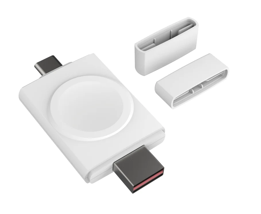 2023 newest patent product 2 in 1 For Apple Watch iWatch 8 Wireless Charger Portable USB USB-C for Galaxy watch 5/4/3/2