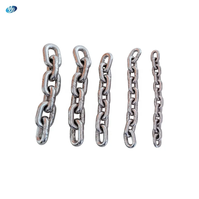 product galvanized stud/studless heavy duty weight link anchor boat chain by the foot  For Sale