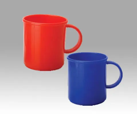 Plastic Fifty Fifty Coffee Mug Promotional best popular BPA Free Plastic Travel Mug Reusable Coffee Cup Mug with plastic tray