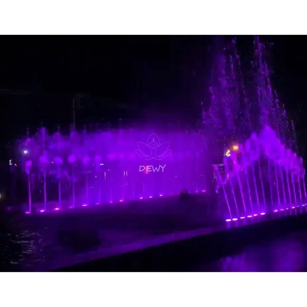 Филиппины Музыкальный танцевальный проект фонтана с водой