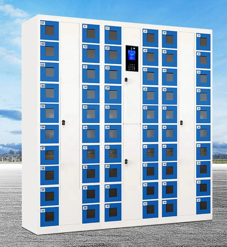 USB electronic box smart cell phone charging locker intelligent steel cabinet smart System Mobile Phone Locker