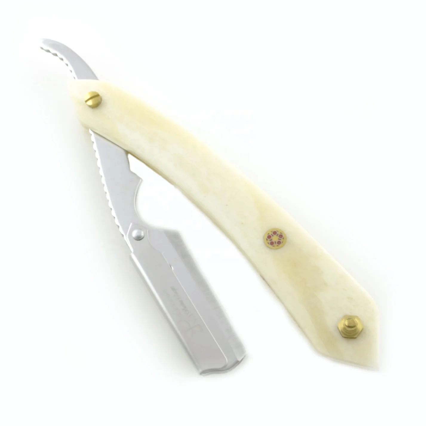 Kounain Professional Barber Folding Straight Edge Razor Wood Handle Manual Razor Hairdressing Haircut Bread Mustache Shavers