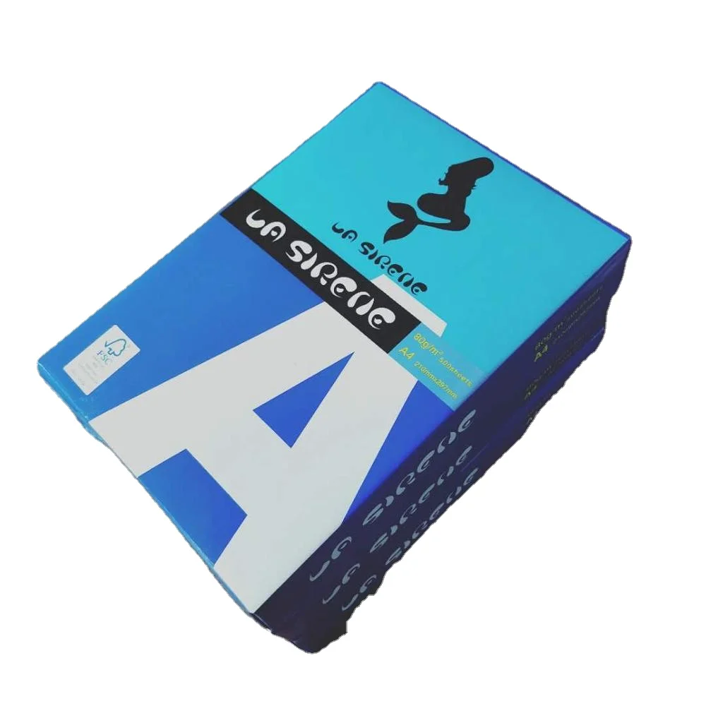 100% Wood Pulp 80gsm A4 Copy Paper 70 GSM / 80 GSM - Super White a4 paper for sale-Double A A4