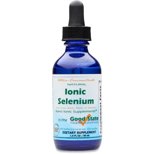 Good State Top Grade Liquid Ionic Selenium Ultra Concentrate (10 Drops Equals 70 mcg - 100 Servings per Bottle)
