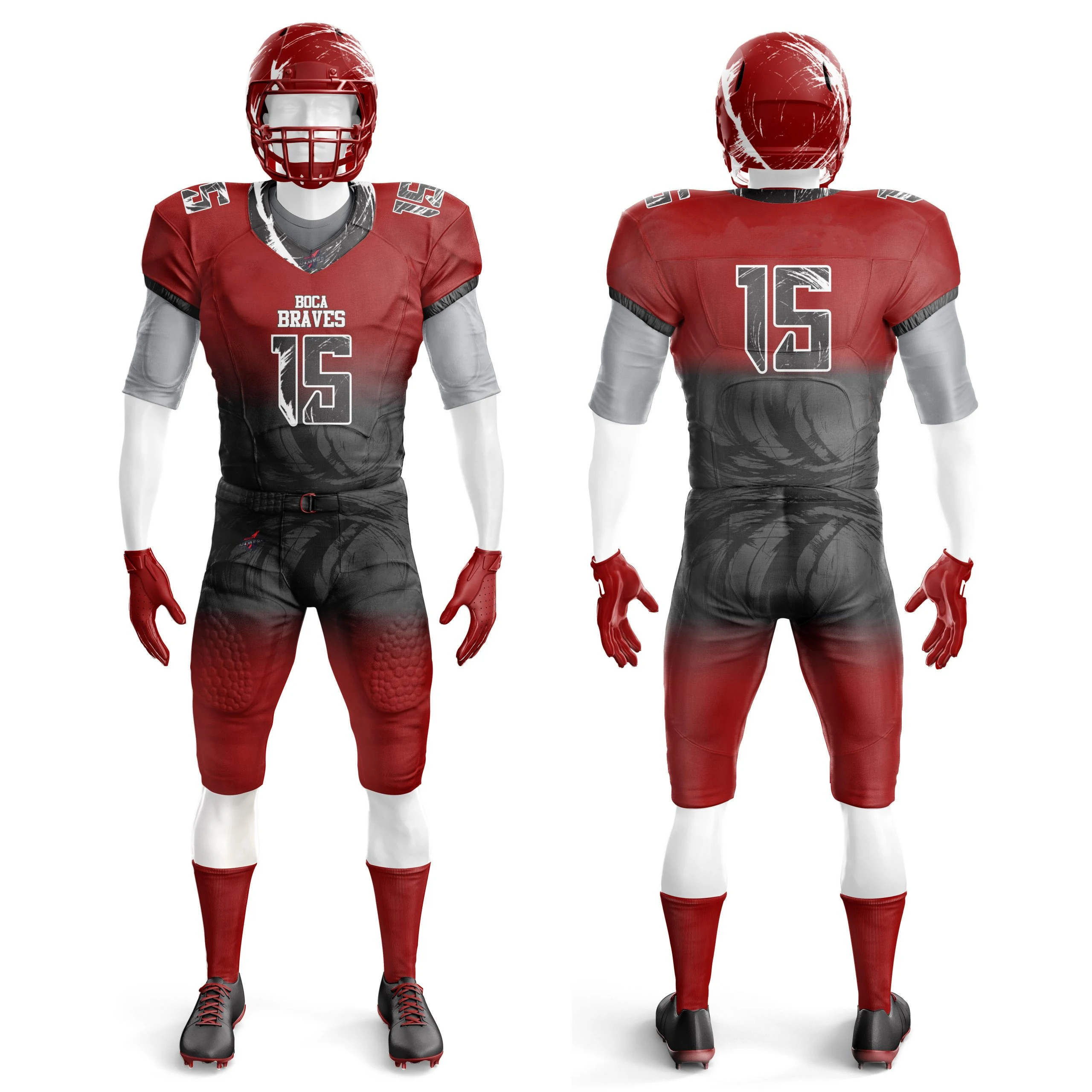 Cool Breathable Moisture-Wicking American Football Uniform Sets High Quality XL Shirts Custom Designs for Day Practice Jersey