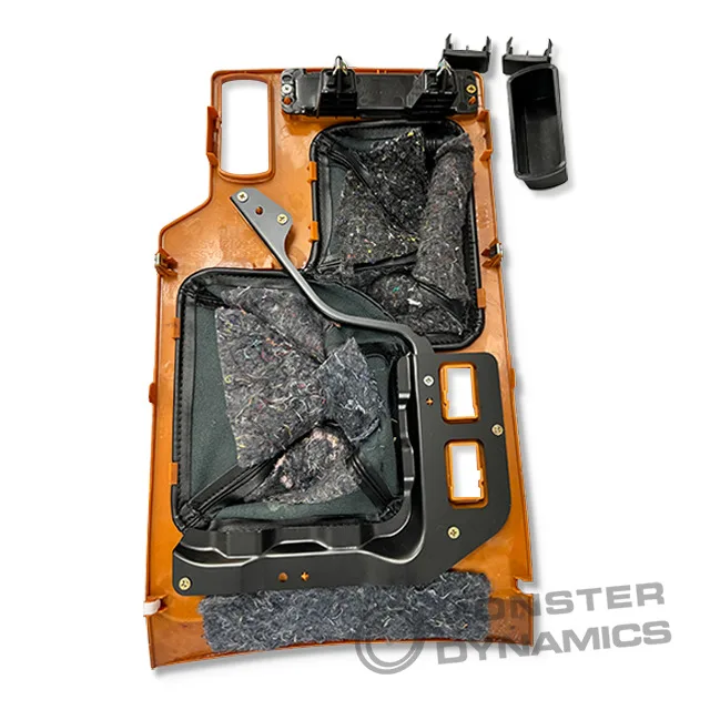 Gear Box Cover Car spare parts of interior manual transmission plate cover for Land Cruiser LC100 FJ100 MT (Wooden)