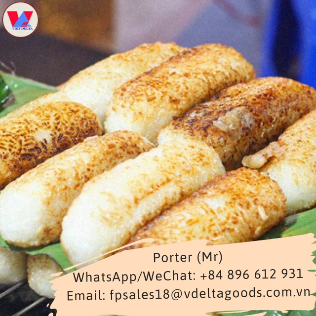 Best quality Vietnamese specialty Frozen Grilled sticky bananas