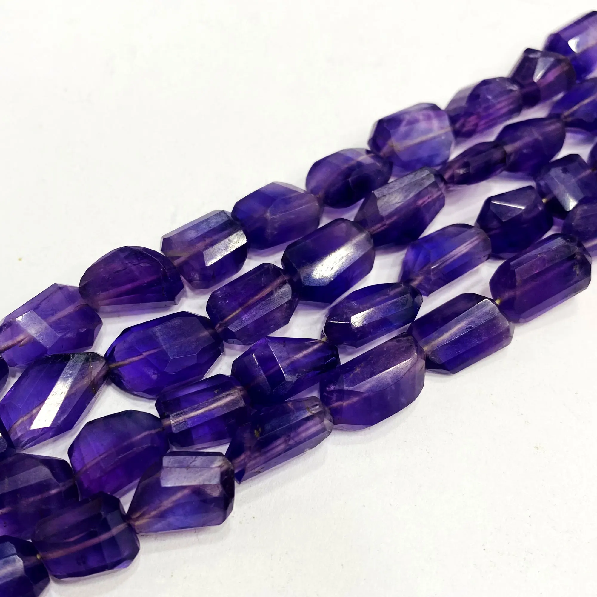 Natural Amethyst Loose Gemstone Beads For Bracelet Making Beads Wholesale Factory Price