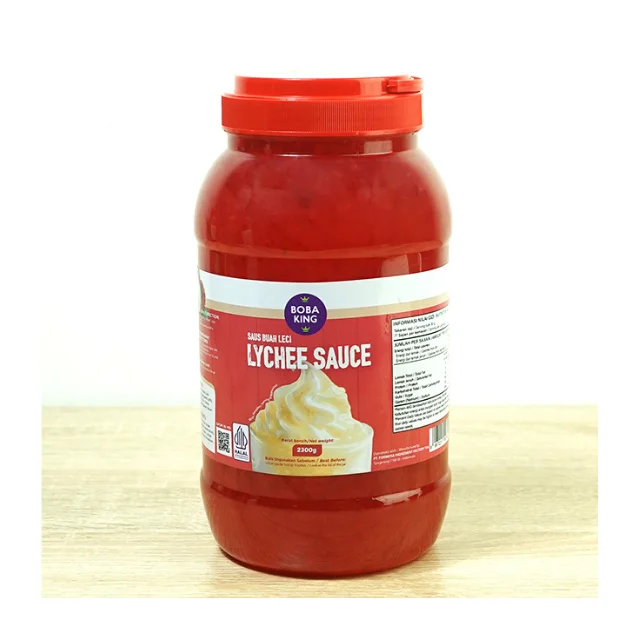 Premium Grade Lychee Fruit Sauce is a refreshing and healthy sweet drink from Indonesia 100% original fruit