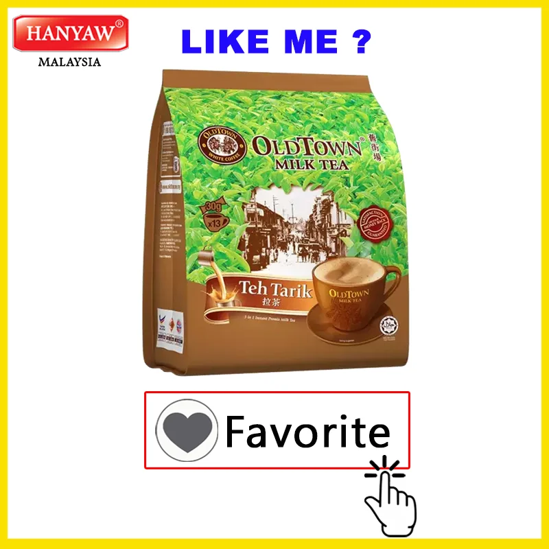 [Malaysia] Fast Shipping + Halal Certified OLDTOWN Milk Tea Series Teh Tarik (15 Bags x 38g x 15 Stick /Ctn)