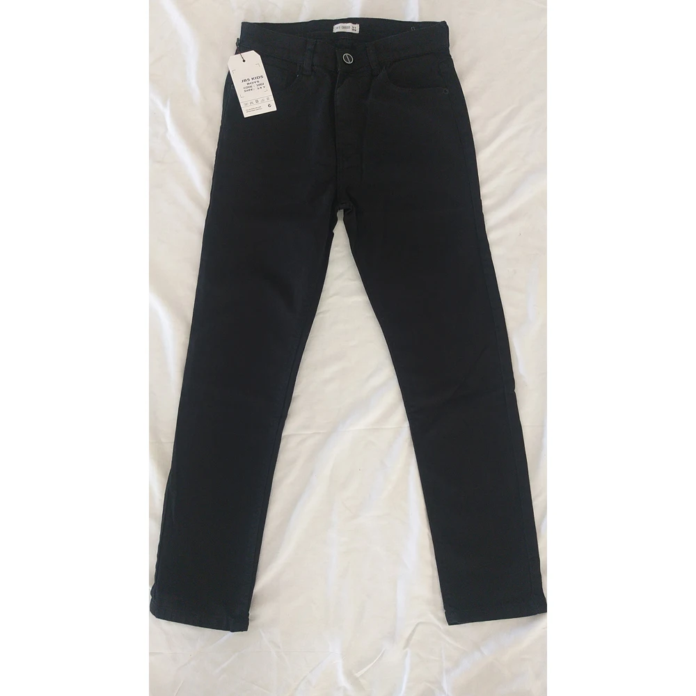 2024 New Arrival Unisex Kids Jeans White Washed Skinny Casual Elastic Denim Pants with Multi-Pockets Cool Denim Boy/Boy