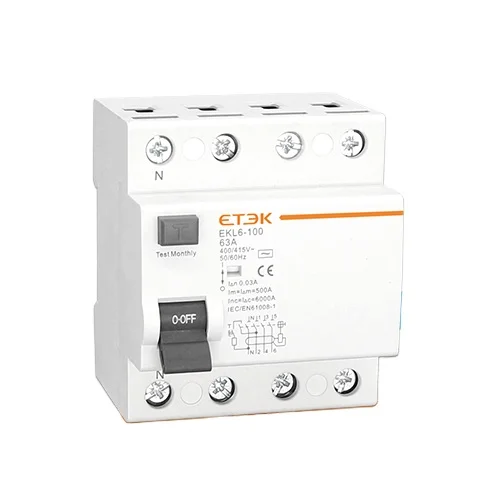 ETEK EKL6-100  RCCB RCD 30ma 100a 300ma rcd ac