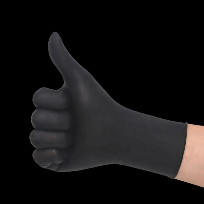 Top Selling Finger Textured Nitrile Gloves Latex Free Powder Free Chemical Free Beauty Tattoo Cleaning Medical Nitrile Glove