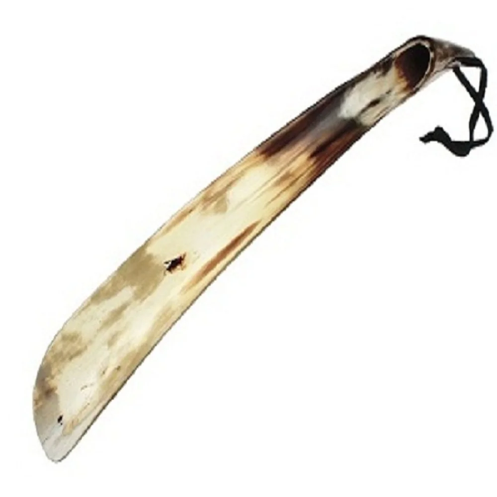 Luxury Buffalo Horn Shoe Horn for Comfortable Use with Smooth Handle  Full Customized Ox and Buffalo Shoe Horn for Gentlemen