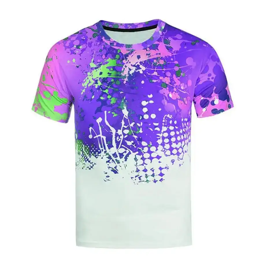 Beautiful Different Style Sublimation Tshirts Customized Sample Plain Shirt For Men Over Sized Short Sleeve