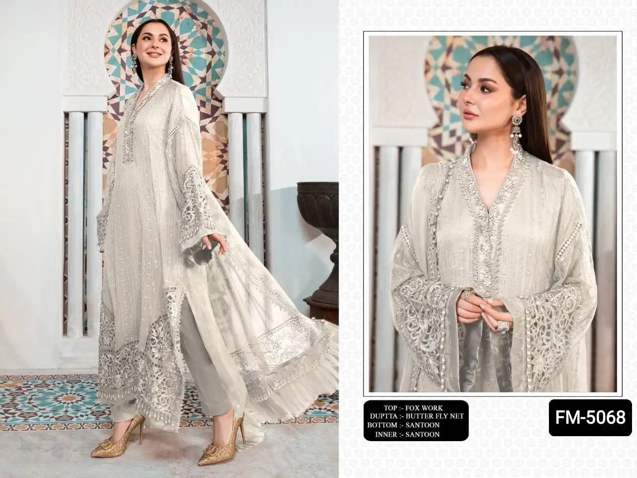Indian Designer Clothes Heavy Fox Georgette with Multi Thread and Jari with Sequence Embroidery Work Salwar Kameez for Women
