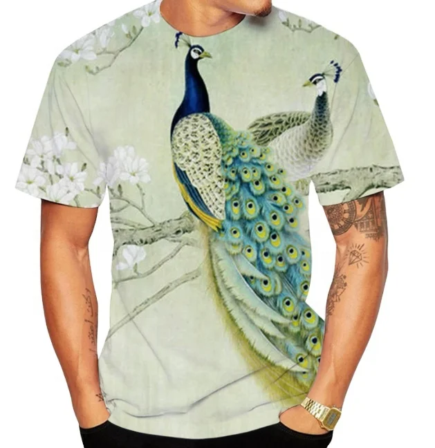 new wholesale high quality Custom 3d embossed print oversized t shirt printing crew neck men t-shirts manufacturers tshirt