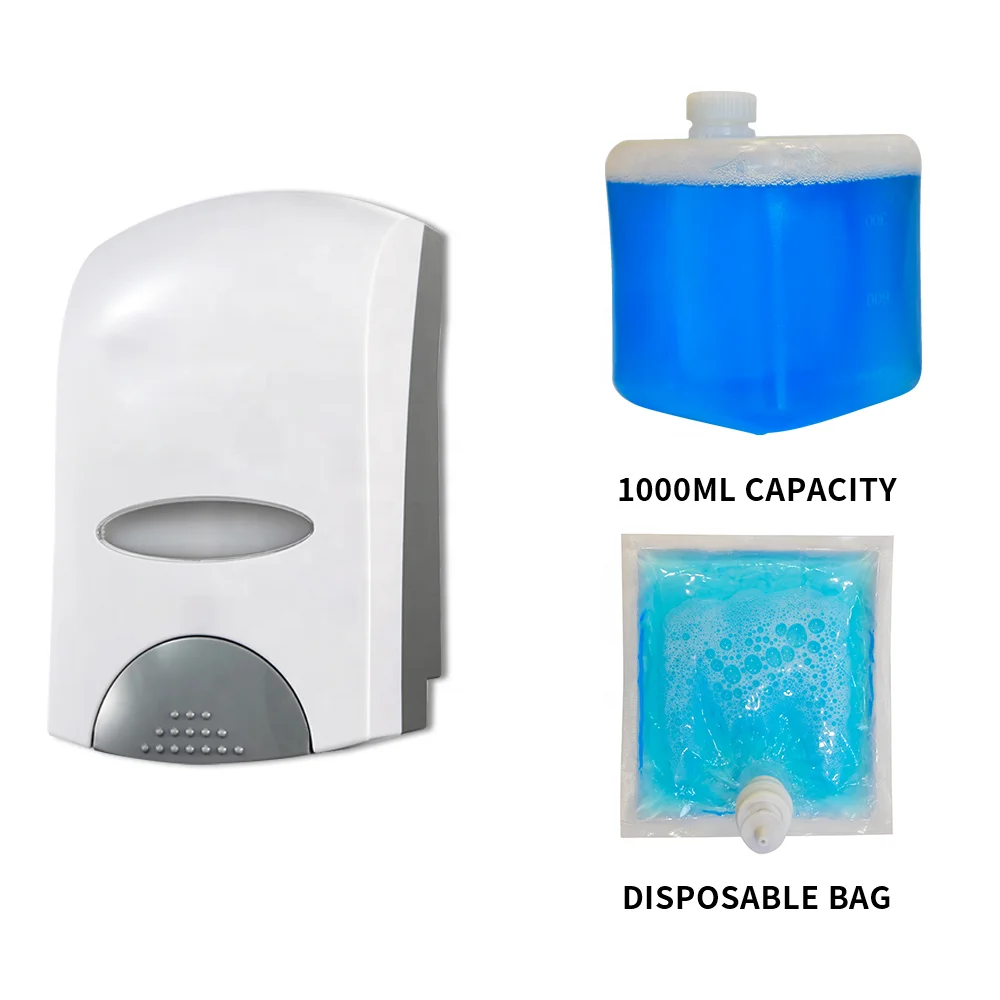 Wall Shampoo Soap Dispenser Wall Mounted Toilet Seat Sanitizer Dispenser Laundry Detergent Dispenser