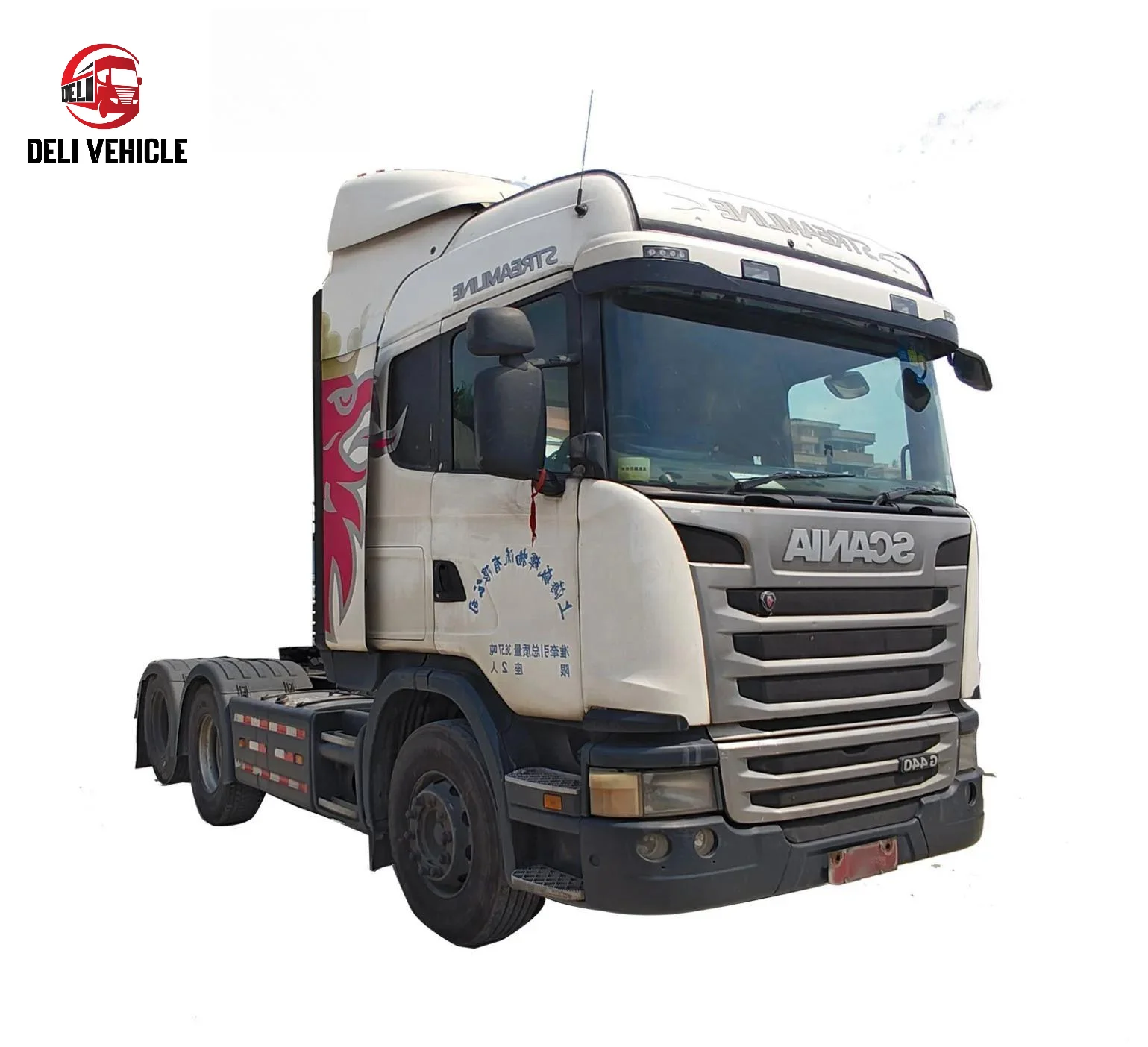 Подержанный прицеп для грузовика SCANIA G440 6x2 тягач