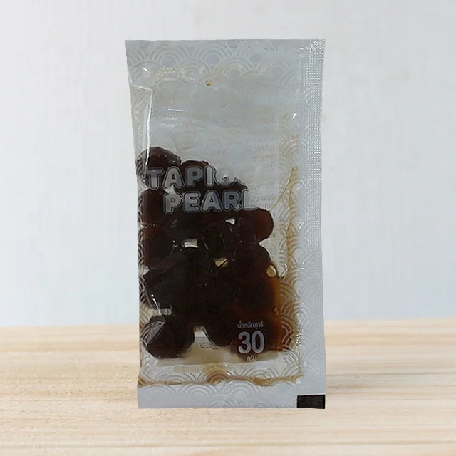 Hot Selling 120g Brown Tapioca Pearl Ball Bubble Boba Milk Tea Kit Original Flavor Supplier Bag Room Packaging  ISO Thailand