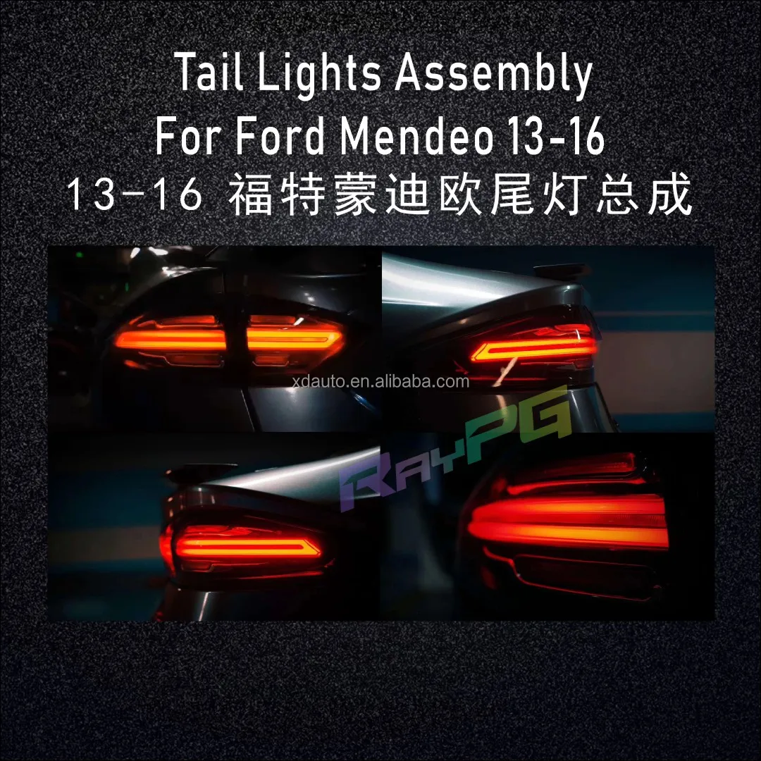 Factory Wholesales Animation DRL Mondeo Back Rear Tail Lamp 2013 2014 2015 2016 LED Taillights For Ford Fusion