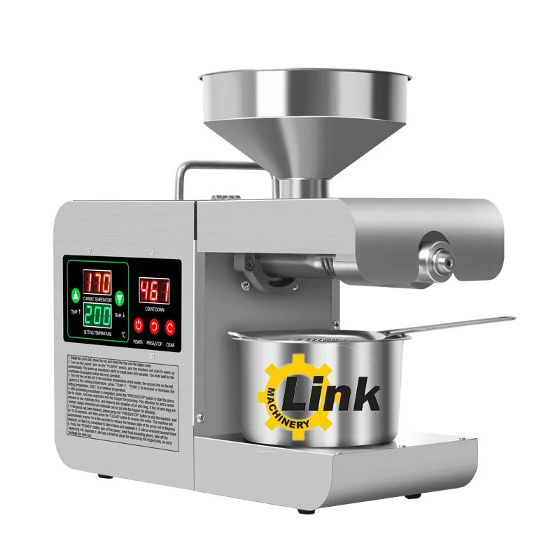Food grade stainless steel 304 peanut Nut Seeds Linseeds Expeller Automatic Oil Press Machine Oil Press Extractor