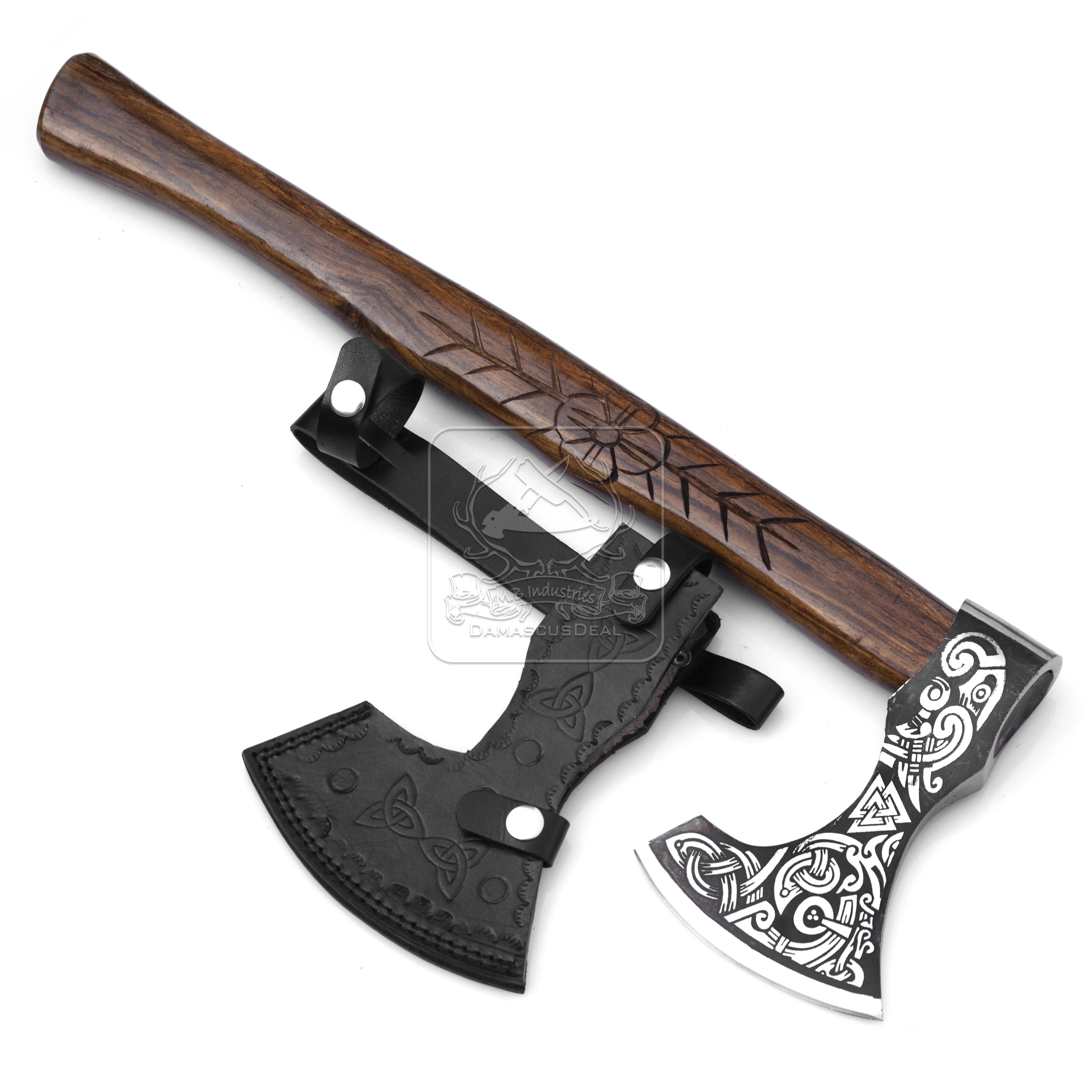 DD-VikingAxe-116 топор Viking Tomahawk ручной работы высококачественный стальной с деревянной ручкой бородатый Викинг оптом