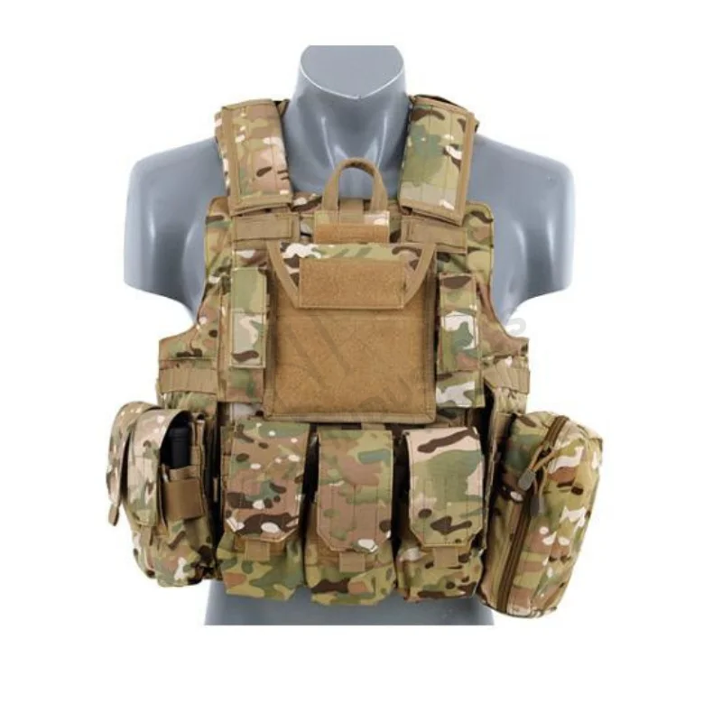 Factory Custom Cordura Fabric Detachable Outdoor Waterproof Workout Combat Training Equipment Tactical Vest