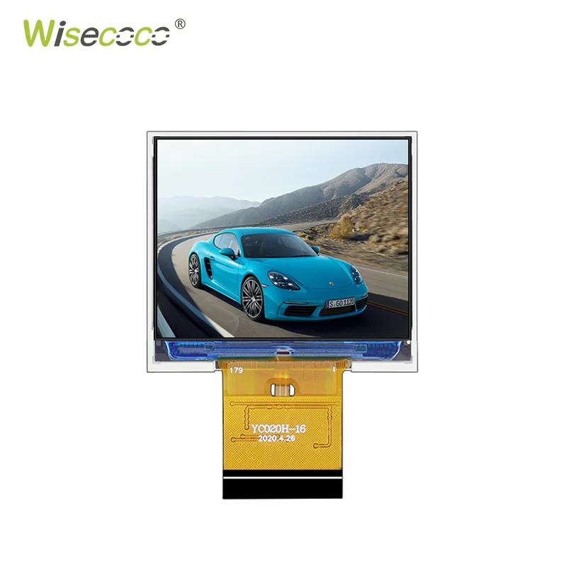 Wisecoco Sport Action Camera Screen Solution 2.0 Inch Spi Serial Port 320*240 Lcd Hmi Display Custom Software Hardware