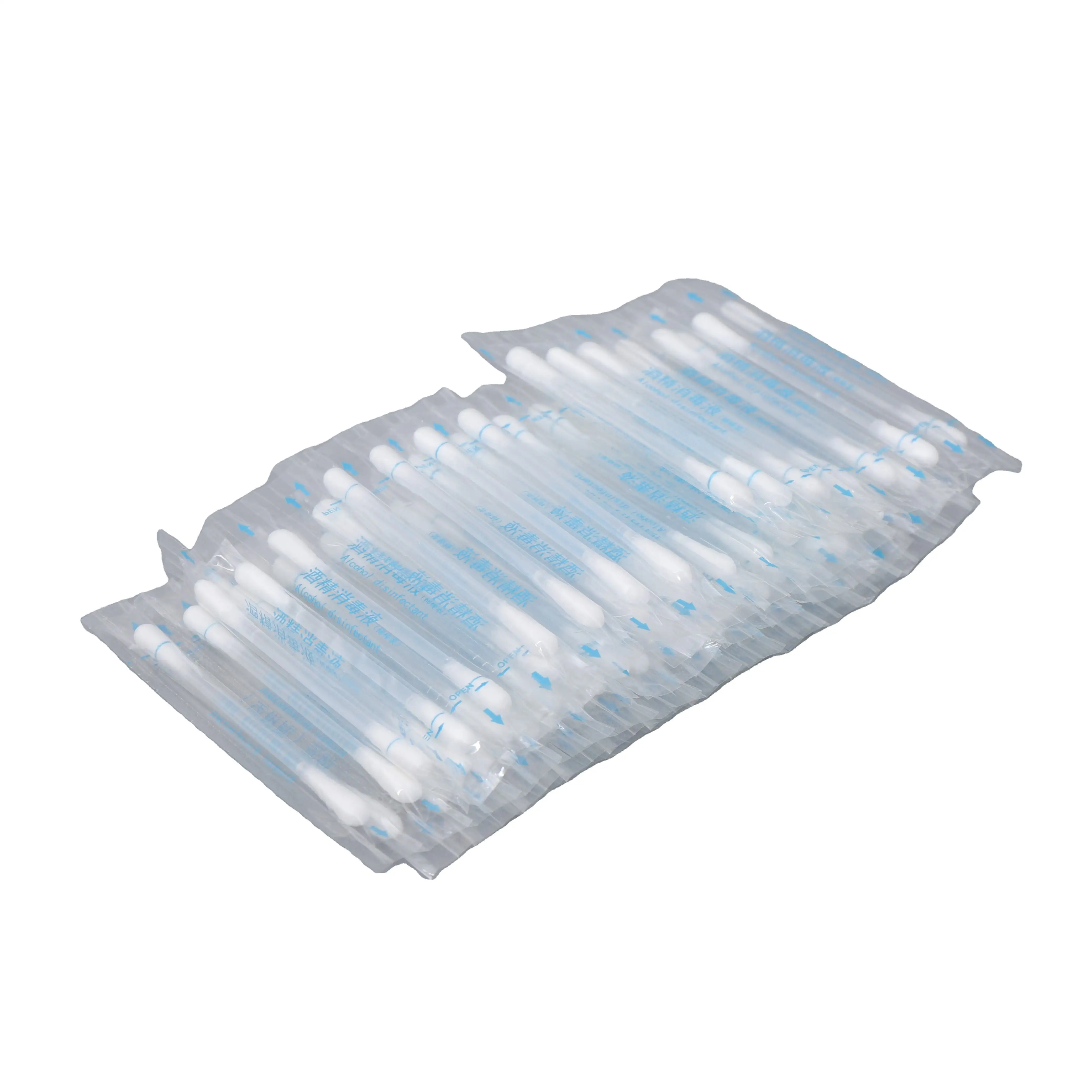 Hot Sell Medical Health Alcohol Liquid Filled Cotton Swab Povidone Iodine swab stick To Prevent Infection