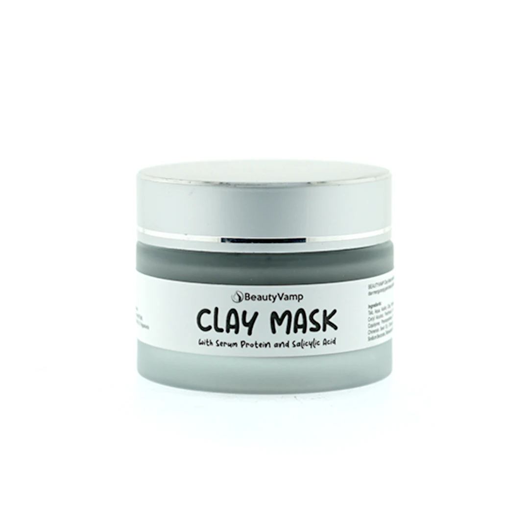 Clay Mask Beauty Vamp With Serum Protein Salicylic Acid