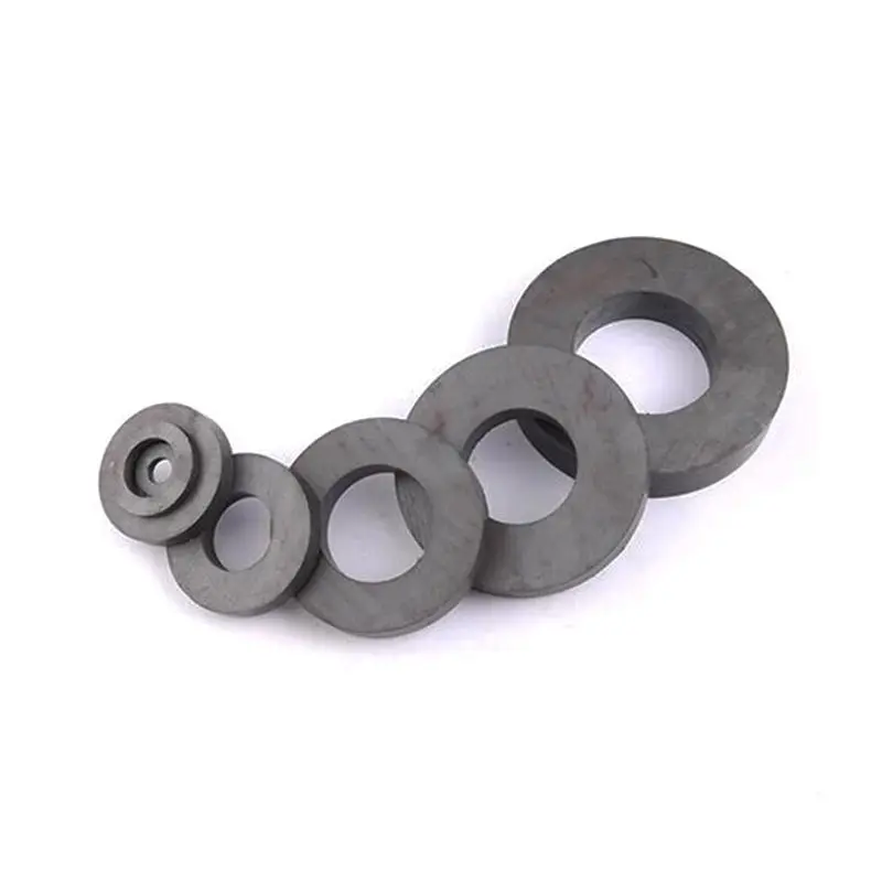 Custom OEM Round Ferrite Magnet Ceramic Ring Magnet For Speaker Magnet