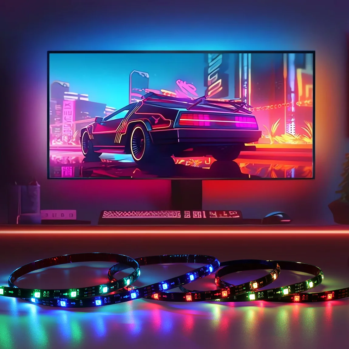CL Lighting Online Store Suppliers Smart Home Gaming Room Decorative Light PC Sync Led Backlight Strip