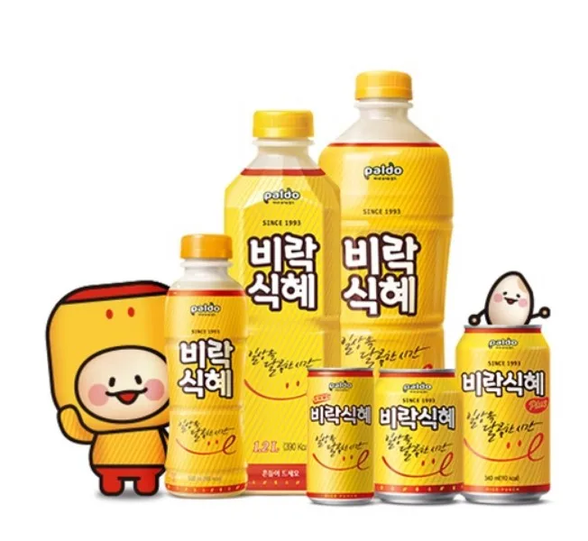 Корейская еда Paldo холодный рисовый напиток летние сладкие конфеты Sikhye флакон с фруктами Birak
