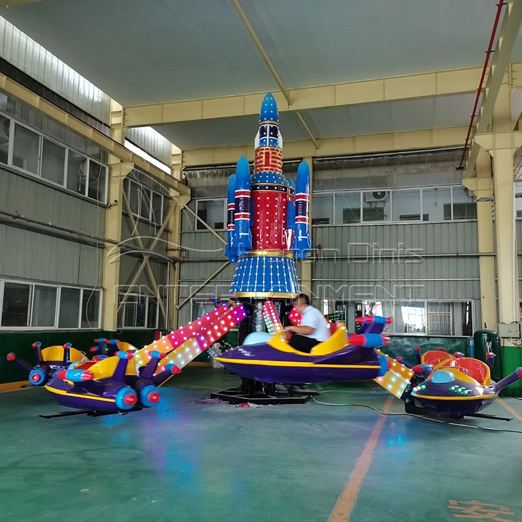 Amusement park equipment play game children small rotating self control plane  ride for sale